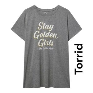 New! Torrid Graphic T-Shirt. The Golden Girls Classic Cotton Crew Tee Sz Large